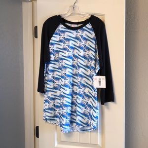 NWT LuLaRoe XL Randy Bluejay